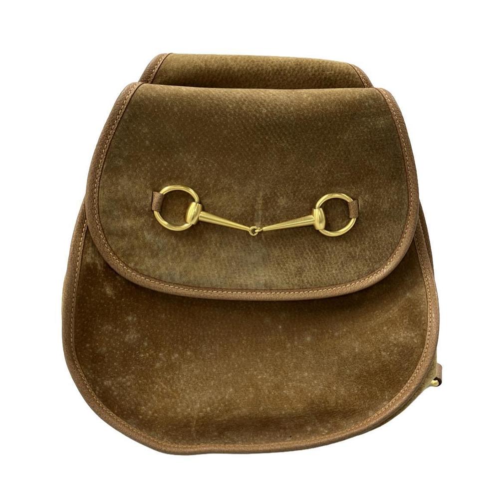 Gucci Suede Crossbody Bag
